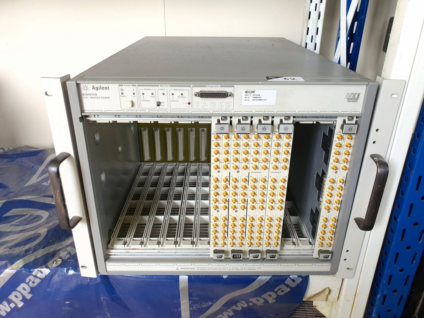 Agilent E8401A VXI mainframe with 3x E1474A & 2x E...