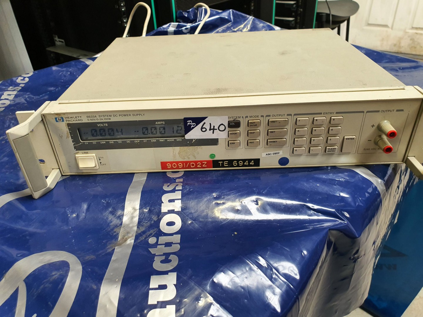 HP 6633A PSU, 0-50v / 0-2A, 100W (T120) - lot loca...
