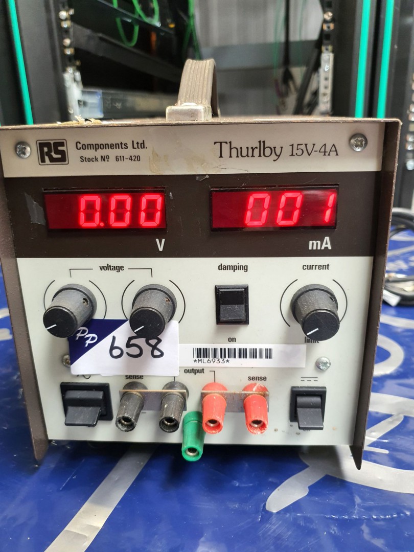 Thurlby PL154 PSU, 0-15v / 0-4A (T147) - lot locat...