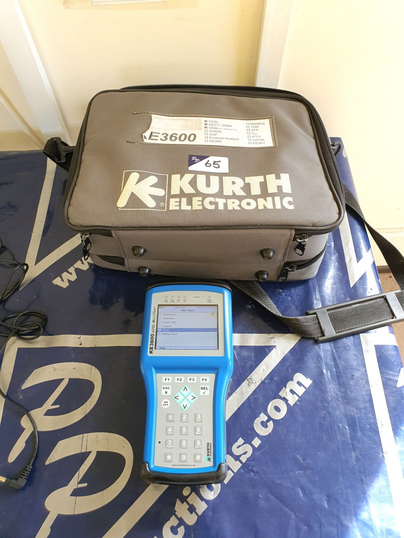 Kurth Electronic KE3600 XDSL handheld multitester...
