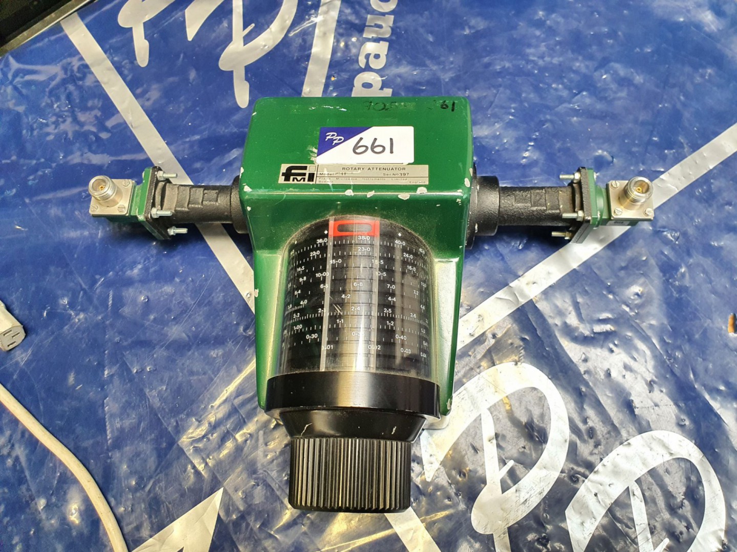 Flann 1711 rotary attenuator with wave guide to EI...