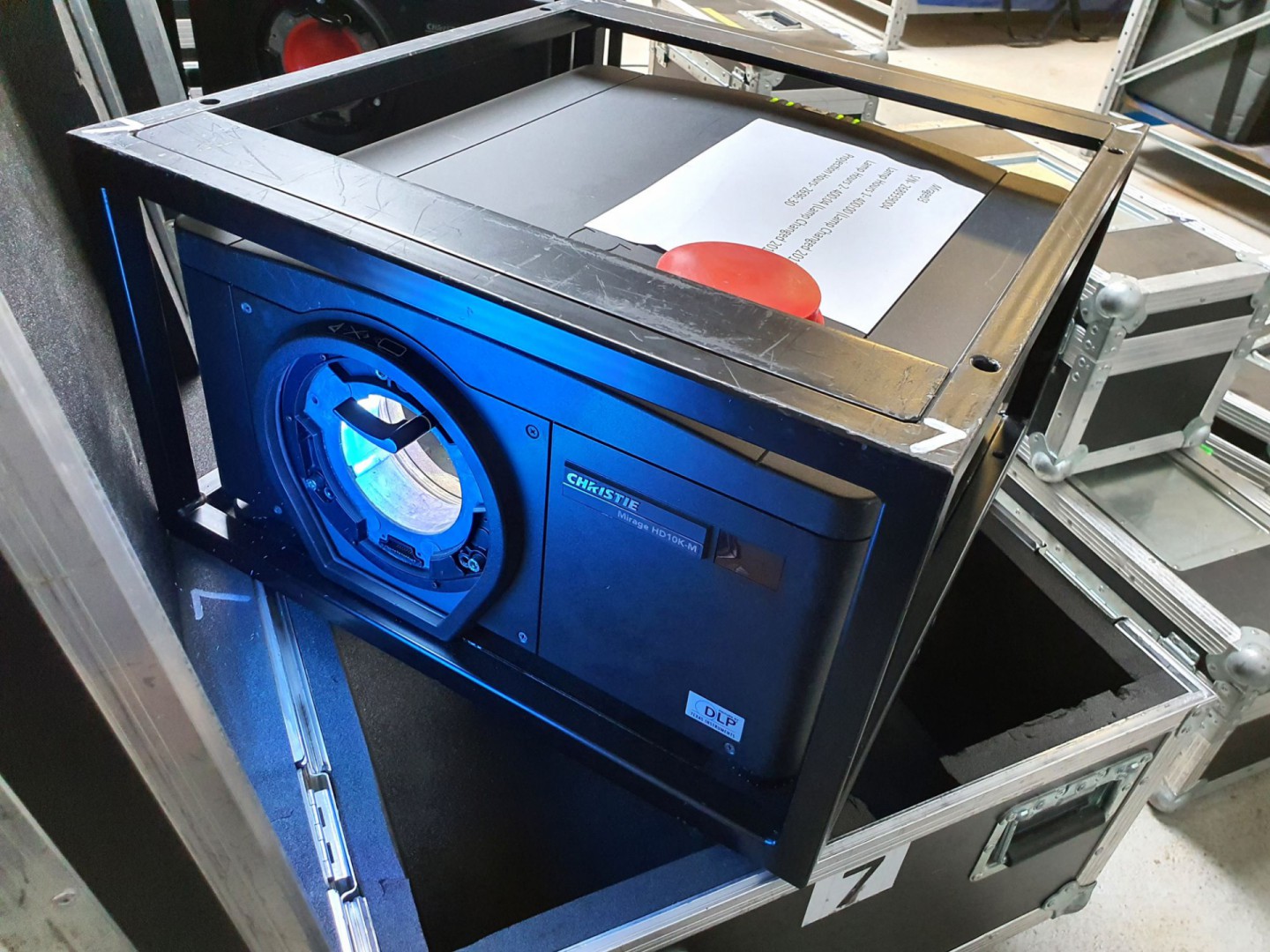 Christie Mirage HD10K-M projector with remote & ha...