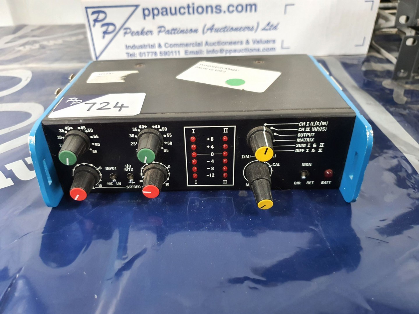 Audio AD066 stereo mic amp - lot located at: PP Sa...