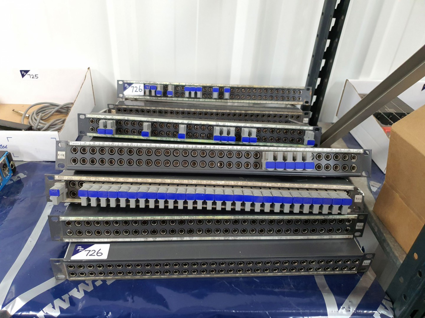 10x BES 32 way patch panels - lot located at: PP S...