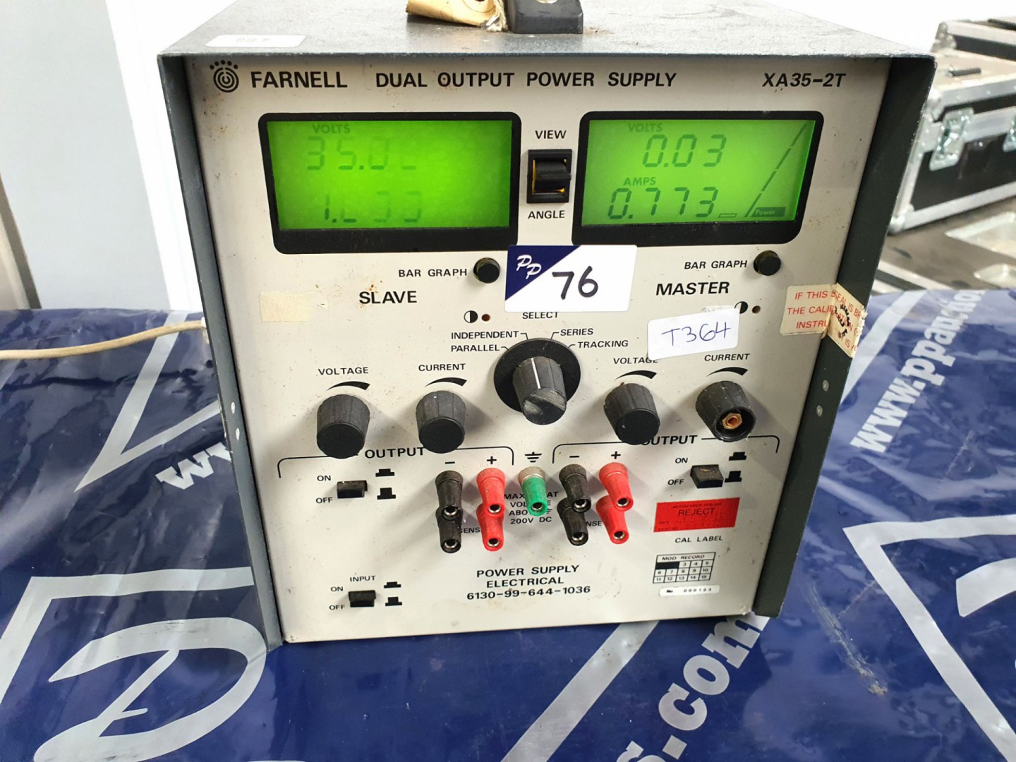 Farnell XA 35-2T dual output PSU 2 x 0-35V-0-2A (T...