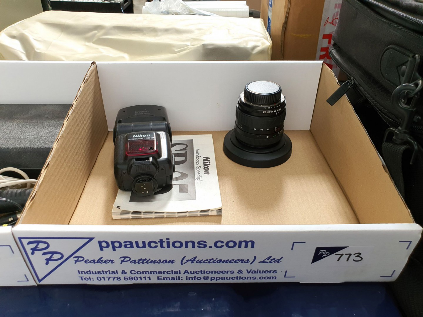 Nikon SB-25 camera speed light, Cosina 3.5-22mm ca...