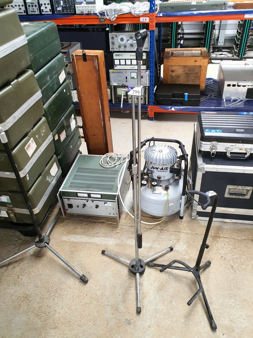 Floor standing microphone stand - lot located at:...