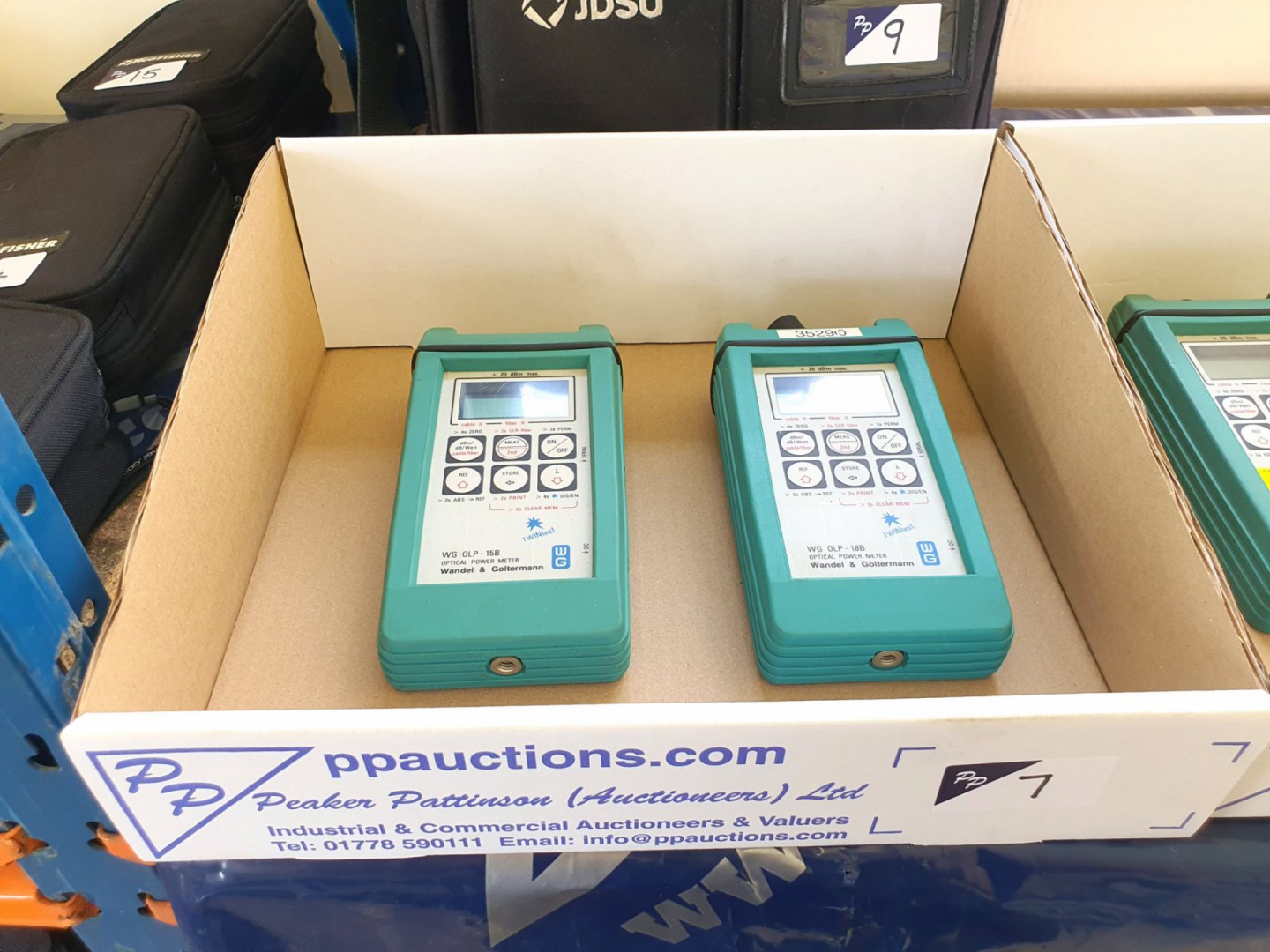 2x Wandel & Goltermann WG OLP-15B optical power me...