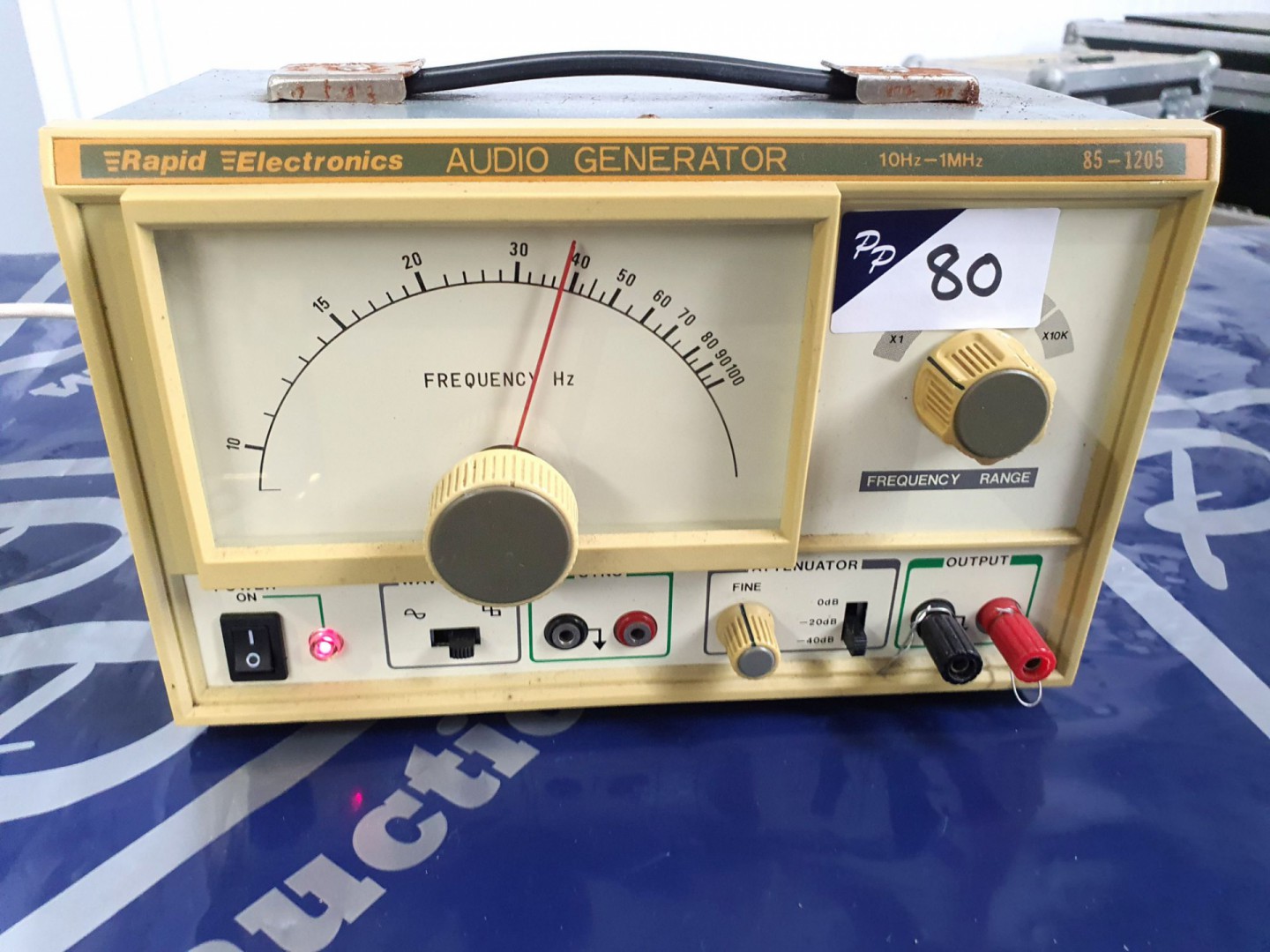 Rapid Electronics 85-1205 audio generator, 10Hz-1M...