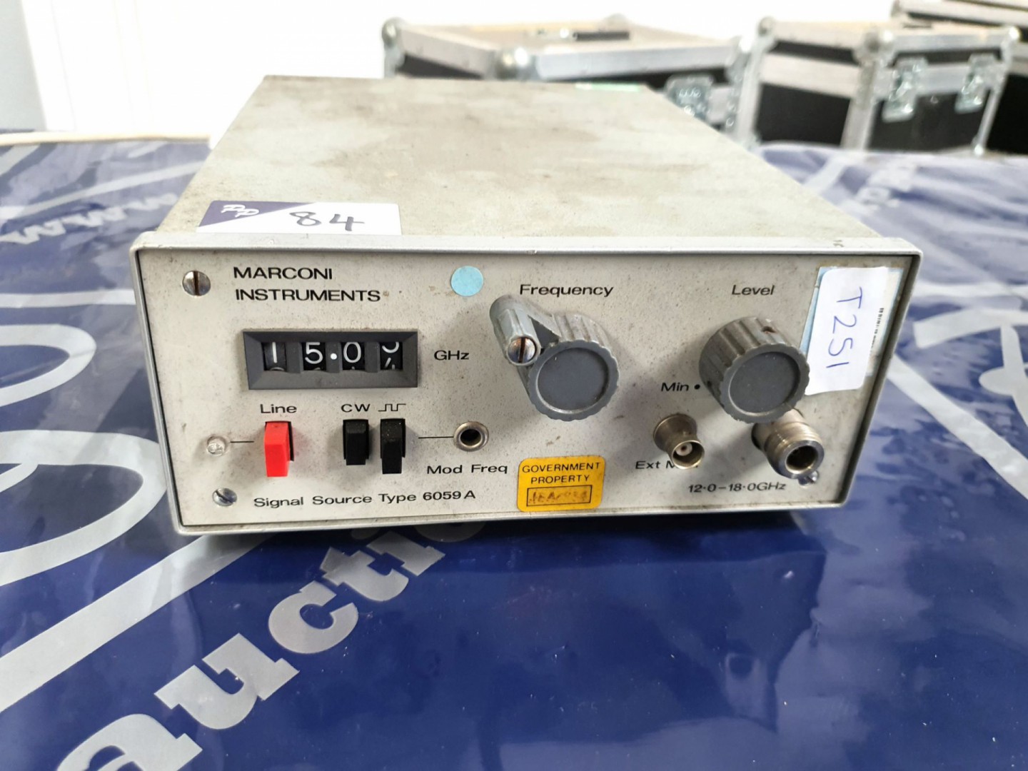 Marconi 6059A signal source, 12-18GHz (T251) - lo...