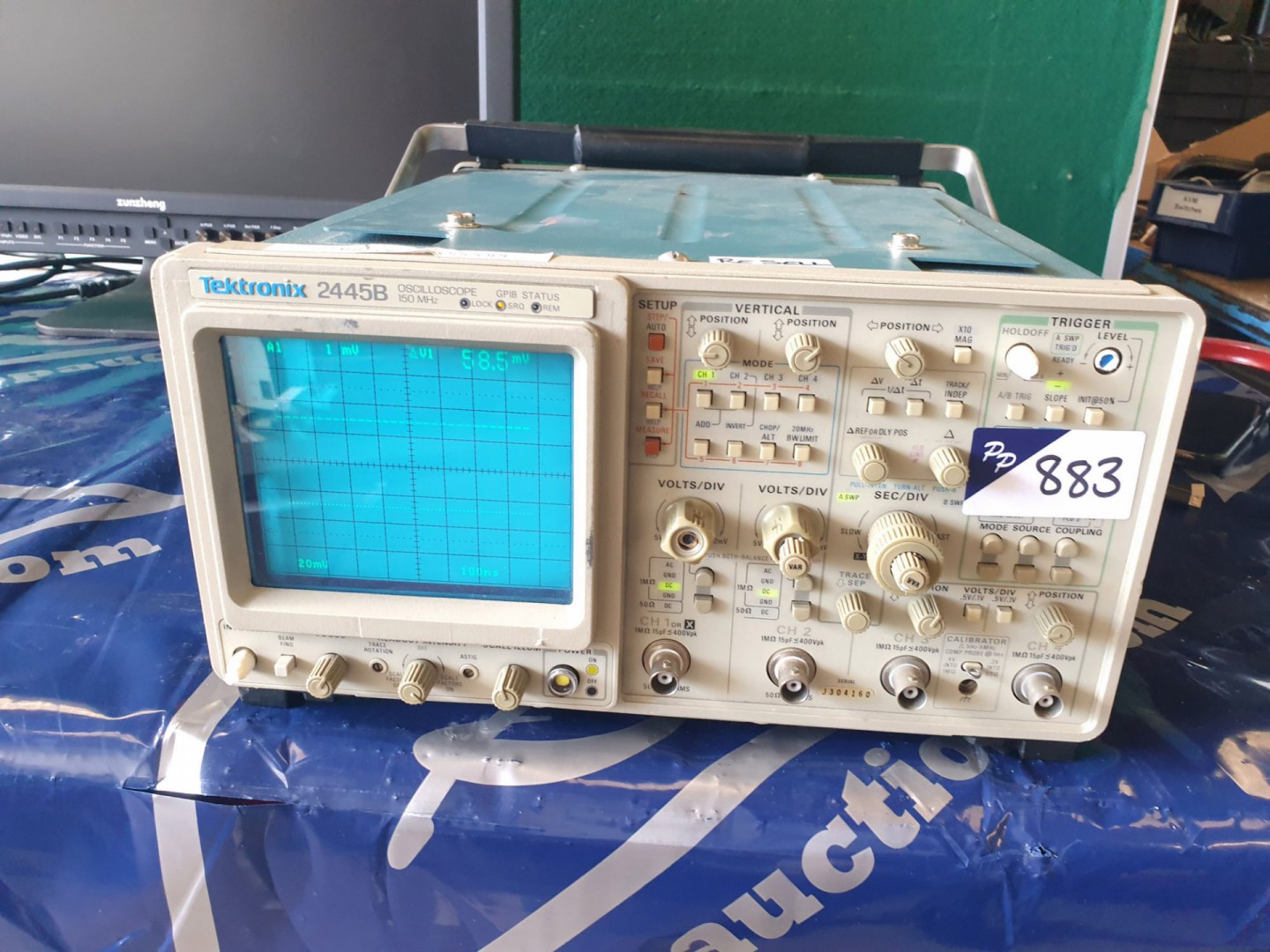 Tektronix 2445B oscilloscope, 150MHz, 4ch - lot lo...