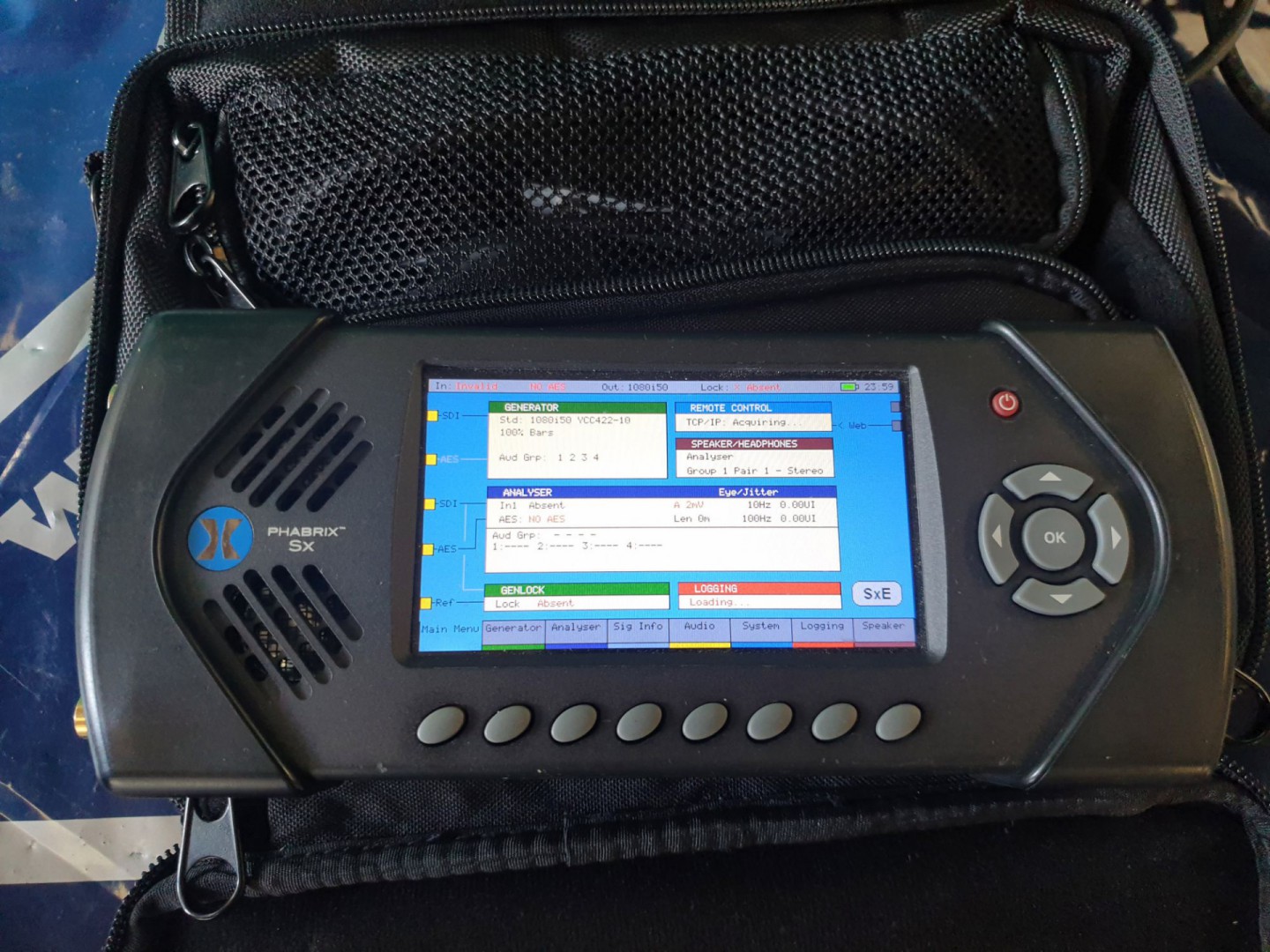 Phabrix SXE advanced physical layer toolset with e...