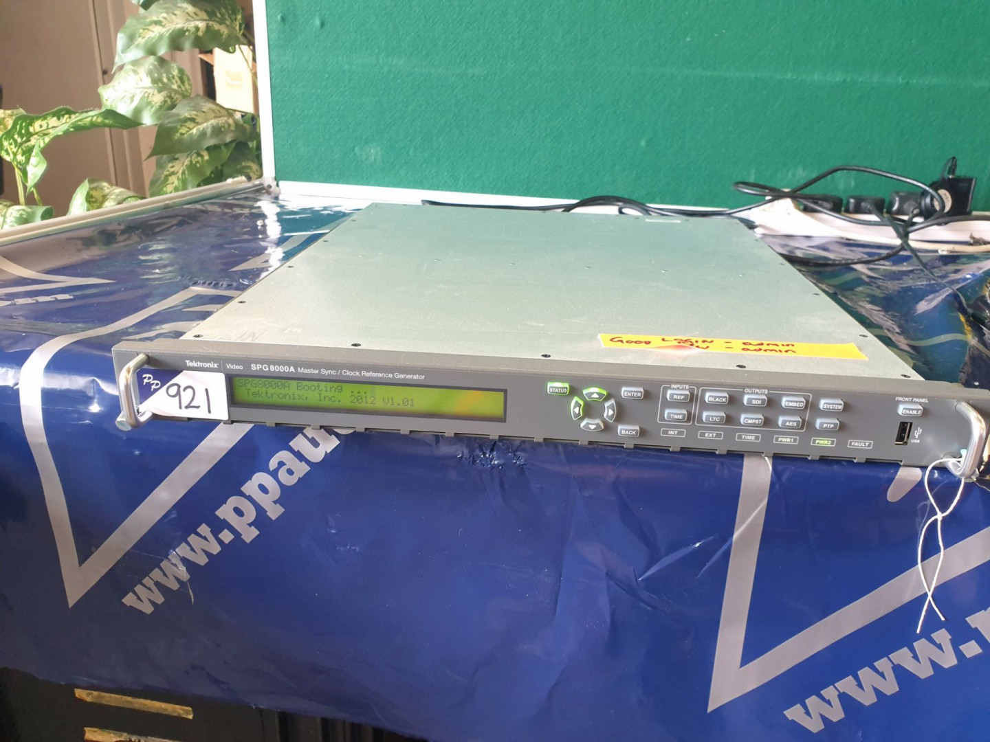 Tektronix SPG 8000A sync/clock reference generator...