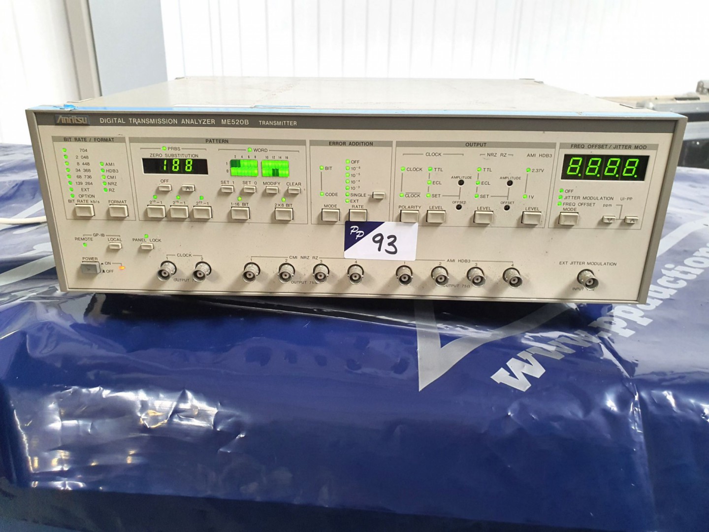 Anritsu ME520B digital transmission analyser (T257...