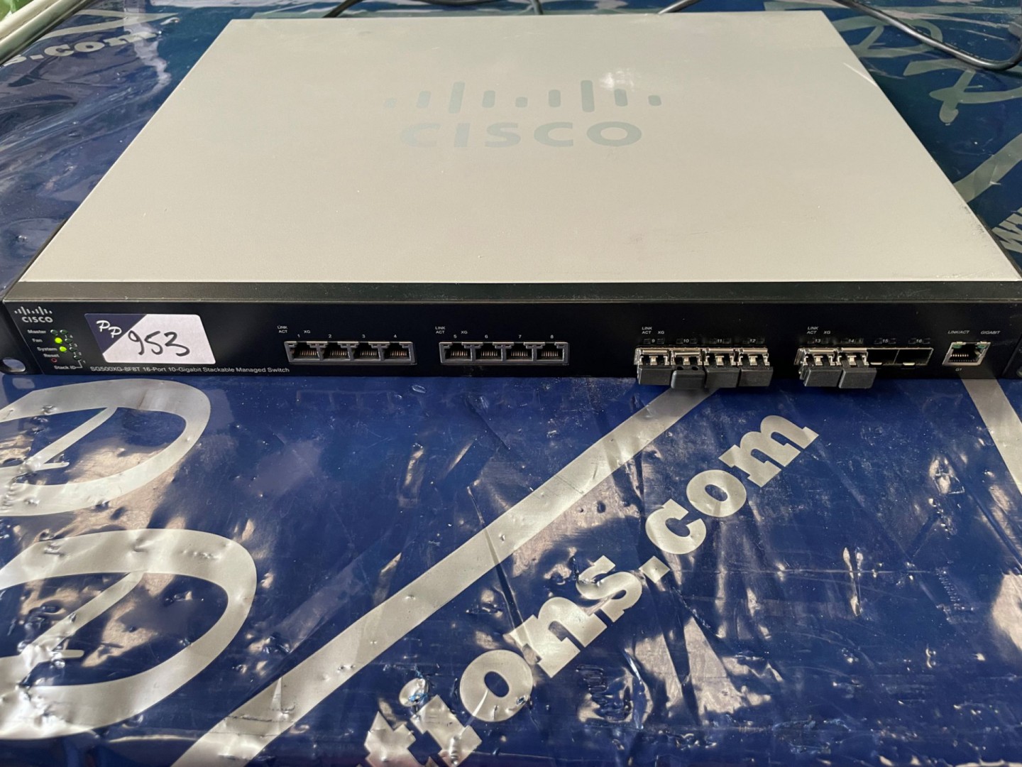 Cisco SG500XG-8F8T 10Gigabit stackable managed swi...