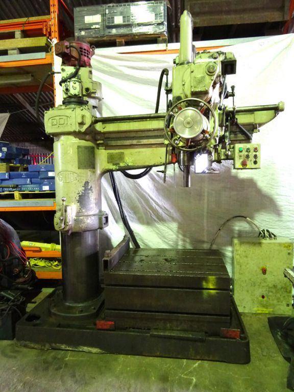 Asquith ODI 4'6" radial arm drill, 31-830rpm, 42x3...