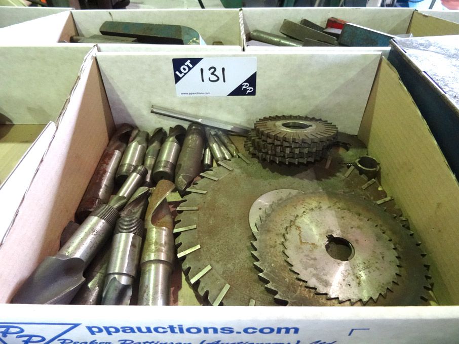 Qty various end mills, milling cutters etc - Lot L...