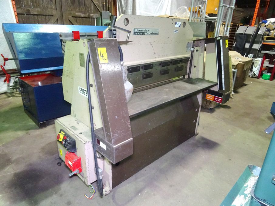 Edwards Truebend 25/1250 press brake, 1250x2.5mm c...