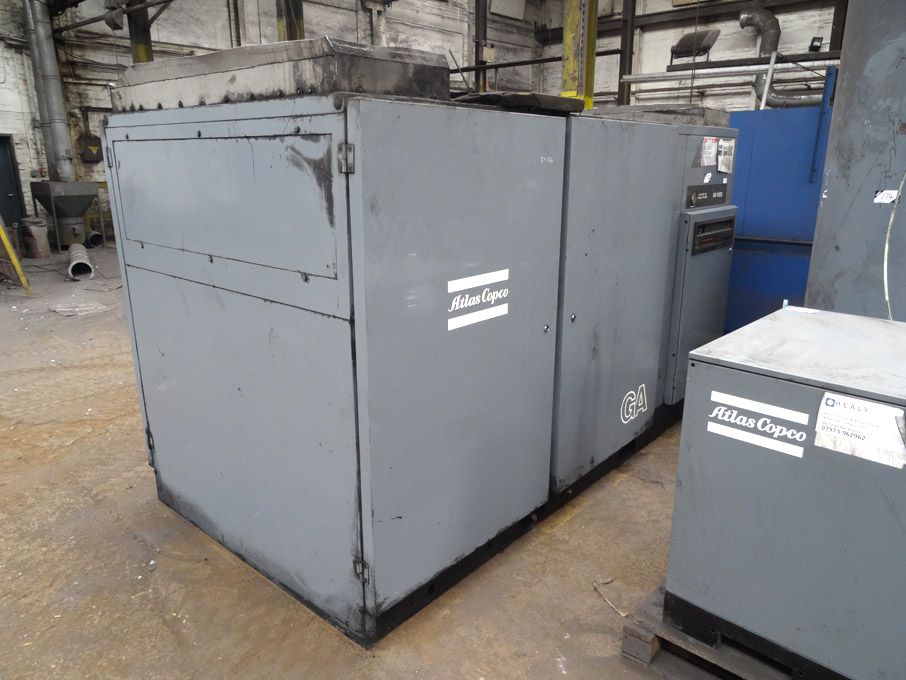 Atlas Copco GA1107.5 compressor, 77842 on hours, 4...