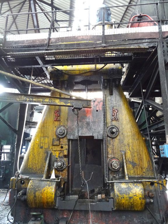 Lasco 5 ton hydraulic drop hammer, foot operated,...