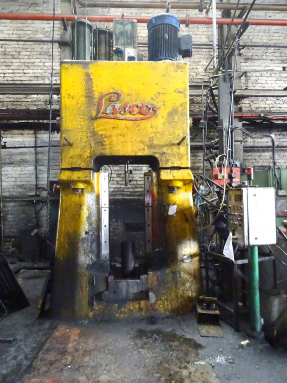 Lasco 2 ton hydraulic drop hammer, foot operated,...