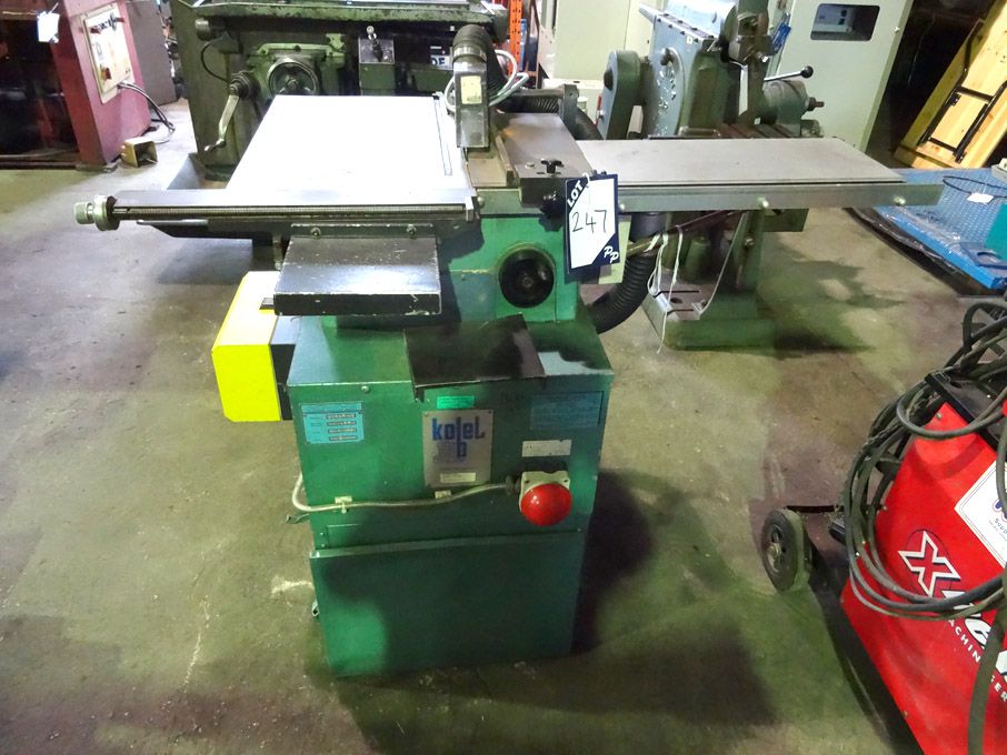 Kobel G25 table saw with extraction, 600x600mm tab...