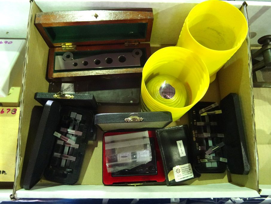 Qty various inspection equipment inc: 3" precision...