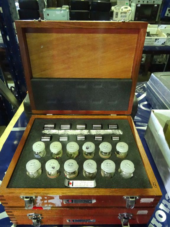 2x Horstmann roller gauge sets in 2 wooden boxes -...