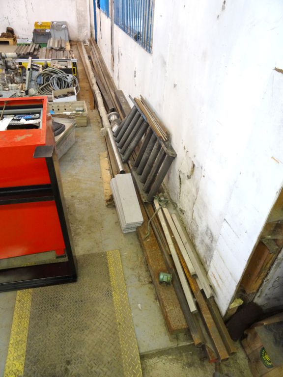 Qty box section, metal bars, angles etc - Lot Loca...