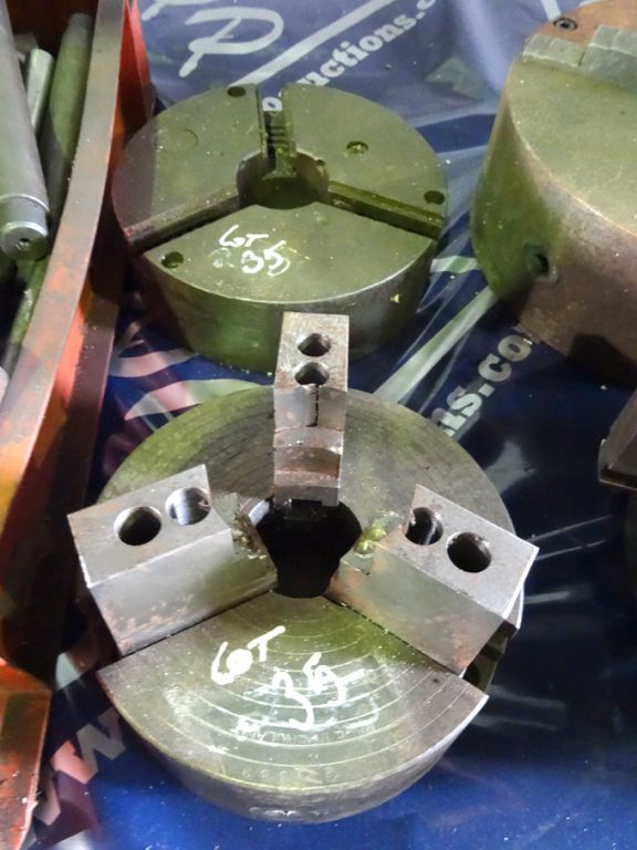185mm 3 jaw chuck, 225mm 3 jaw chuck (no jaws) - L...
