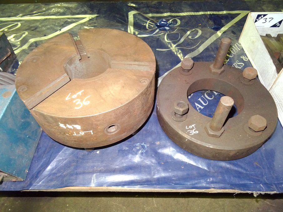 300 dia 3 jaw chuck - lot located at: PP Saleroom,...