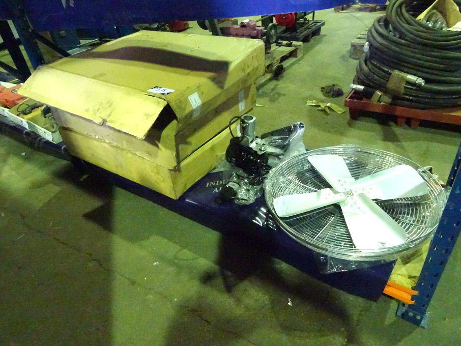 3x MIW KWP-2460 wall mounted fans, 240v (boxed & u...