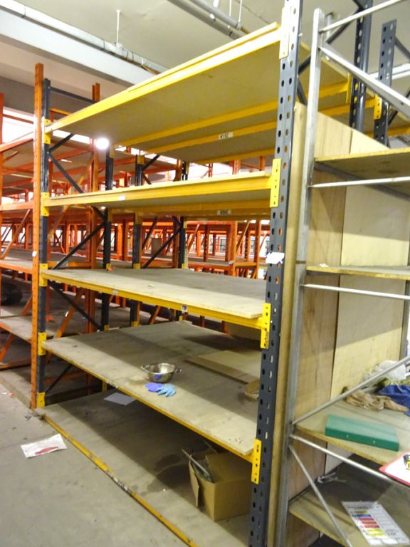 2 bays Link 51 heavy duty boltless pallet racking,...