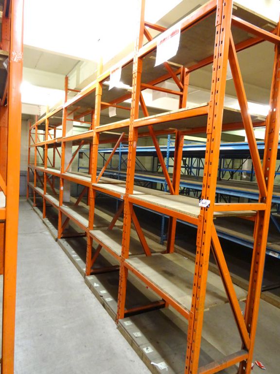 5 bays Redirect SD25 heavy duty boltless pallet ra...