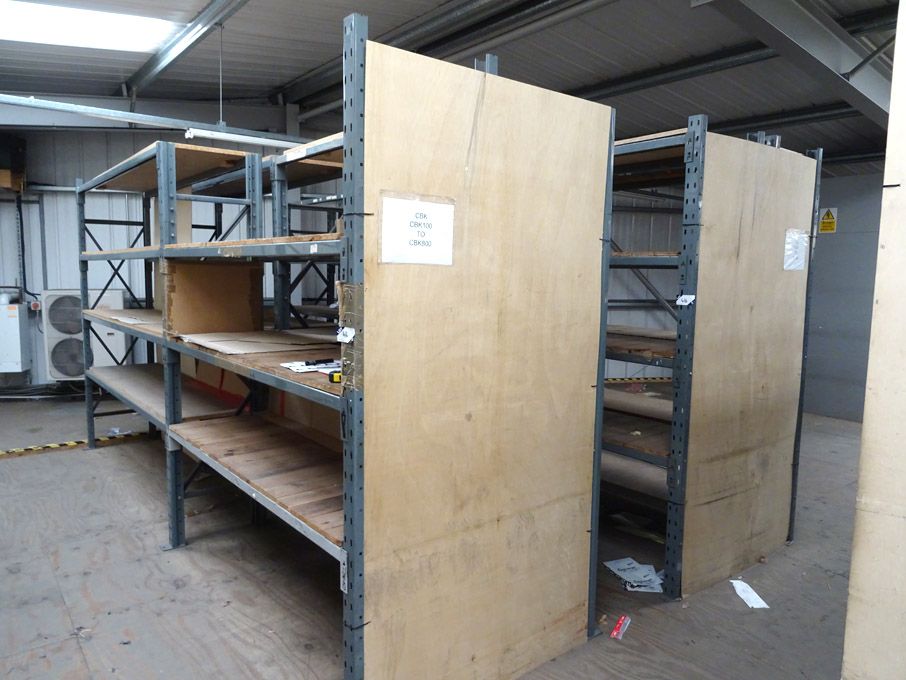 9 bays Dexion Speedlock heavy duty boltless pallet...
