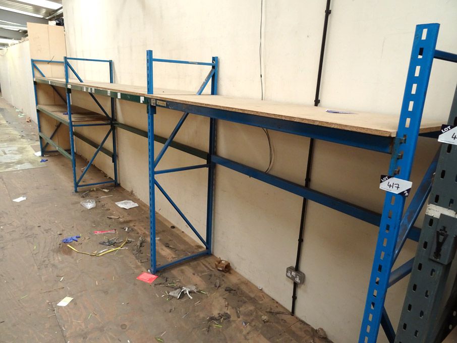 3 bays light duty boltless pallet racking, 1800x60...
