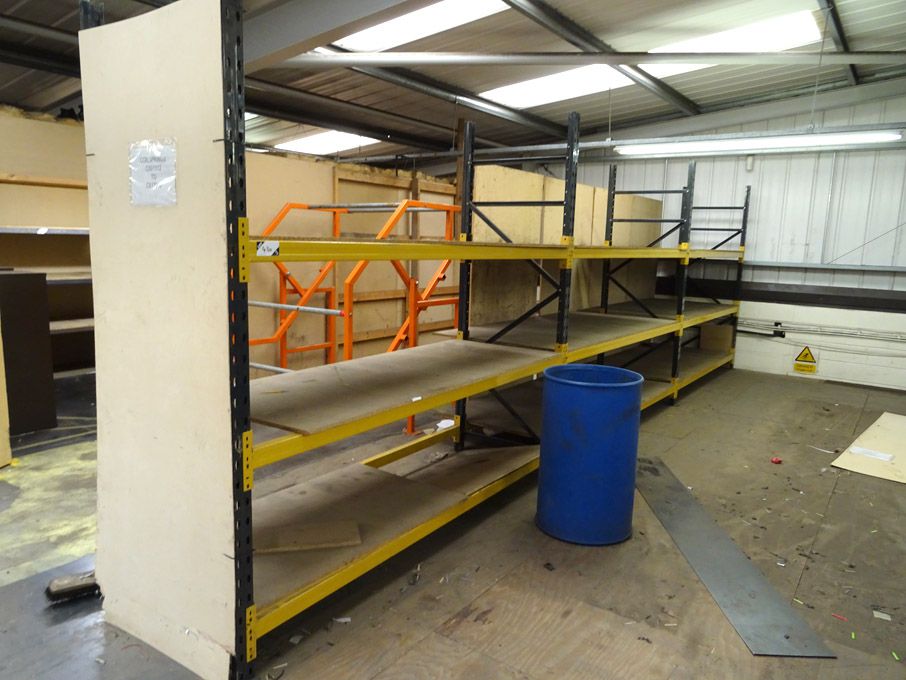 3 bays Link 51M heavy duty boltless pallet racking...