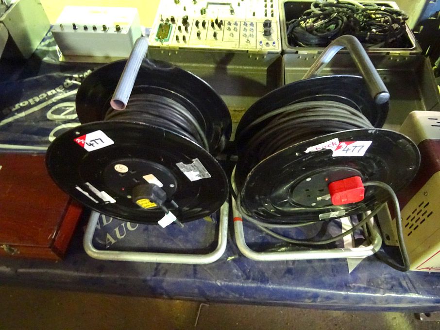 2x 240v extension reels - Lot Located at: Aunby, L...