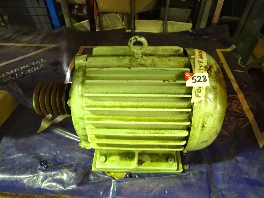 English Electronics induction motor, 5.2A, 400/440...