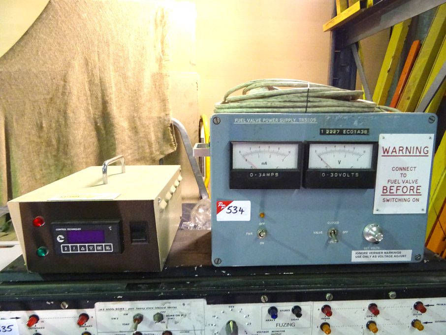 AW TR3209 fuel valve power supply - Lot Located at...