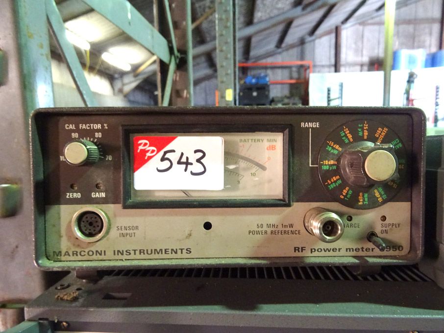 Marconi 6950 RF power meter - Lot Located at: Aunb...