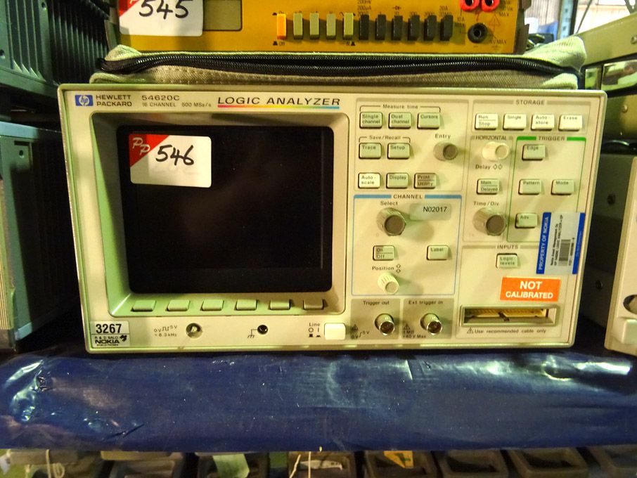 HP 5462C 16 channel logic analyser, 500 MS a/s - L...