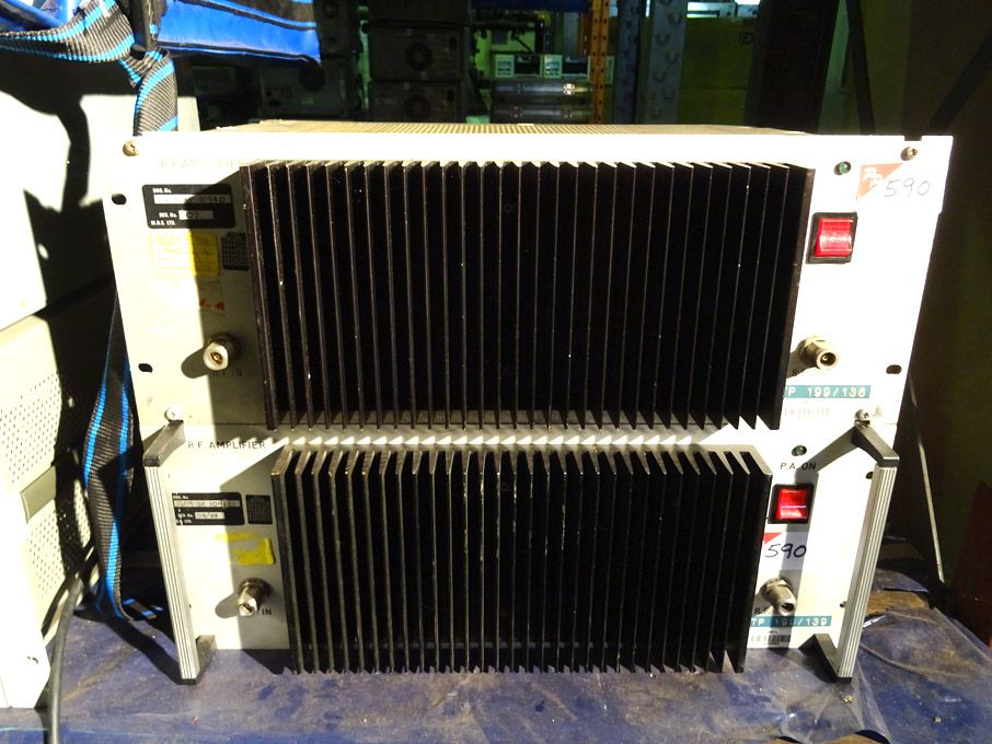 2x RF amplifiers, 3309 / 3X, 1 - 250MHz, 25W - Lot...