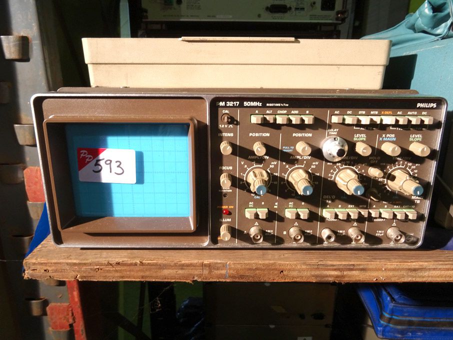 Philips PM3217 oscilloscope, 50MHz - Lot Located a...