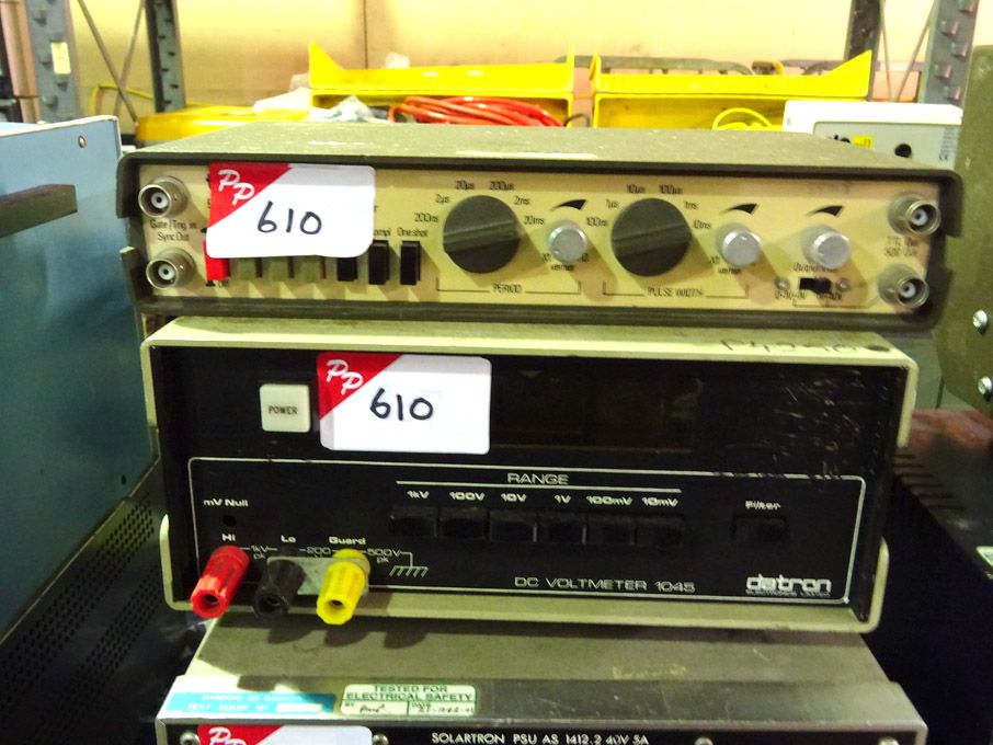 Thandar TG105 pulse generator, 5Hz - 5MHz & Datron...
