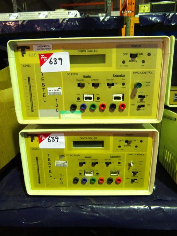 2x Tele-Products Testel 100 telephone testers - Lo...