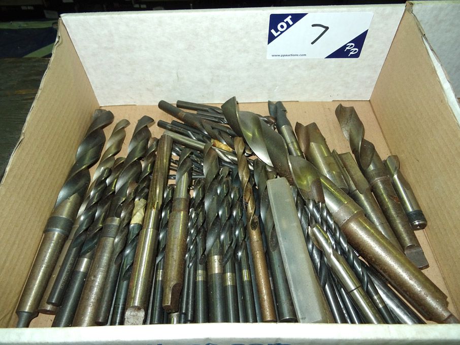 Qty various HSS taper / straight shank twist drill...