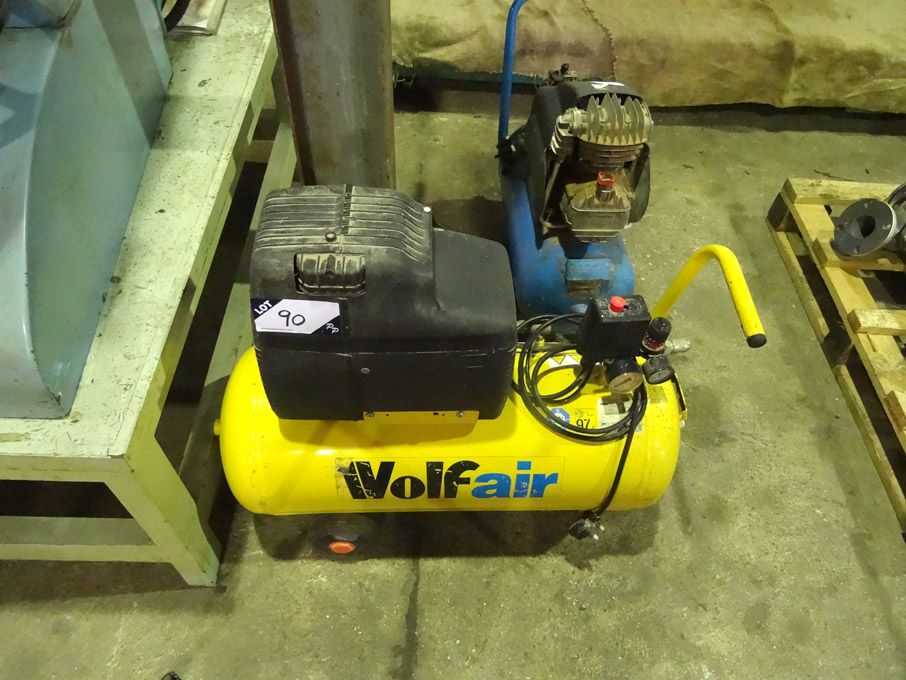 Wolfair compressor, 116PSi max pressure, 240v on a...