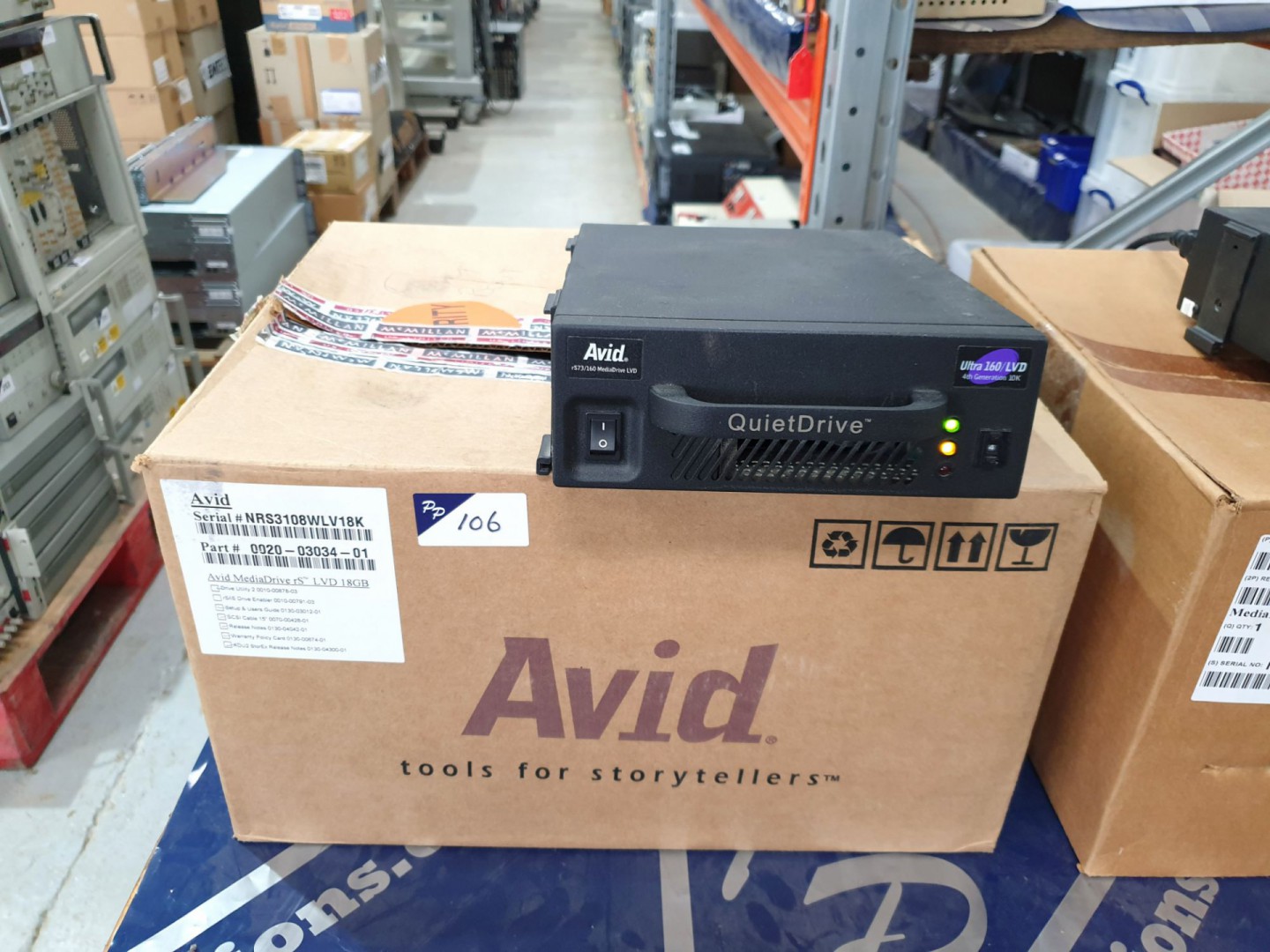 Avid MediaDrive RS LVD, 18GB (boxed) - Lot Located...