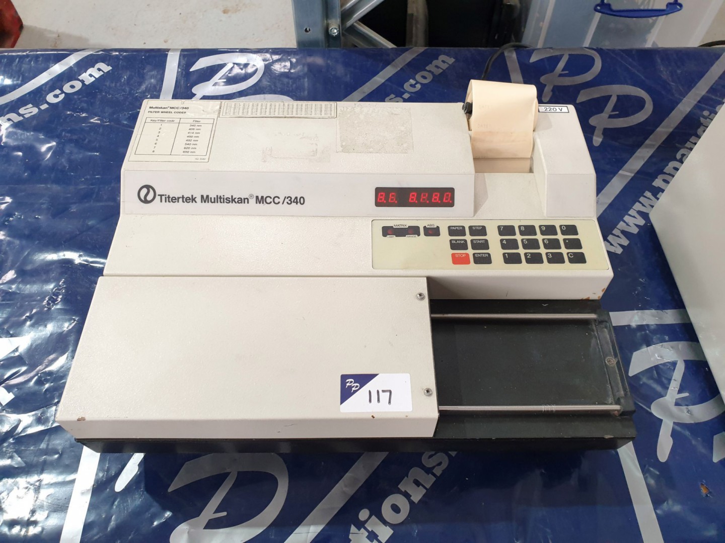 Titertek Multiskan MCC/340 plate reader - Lot Loca...